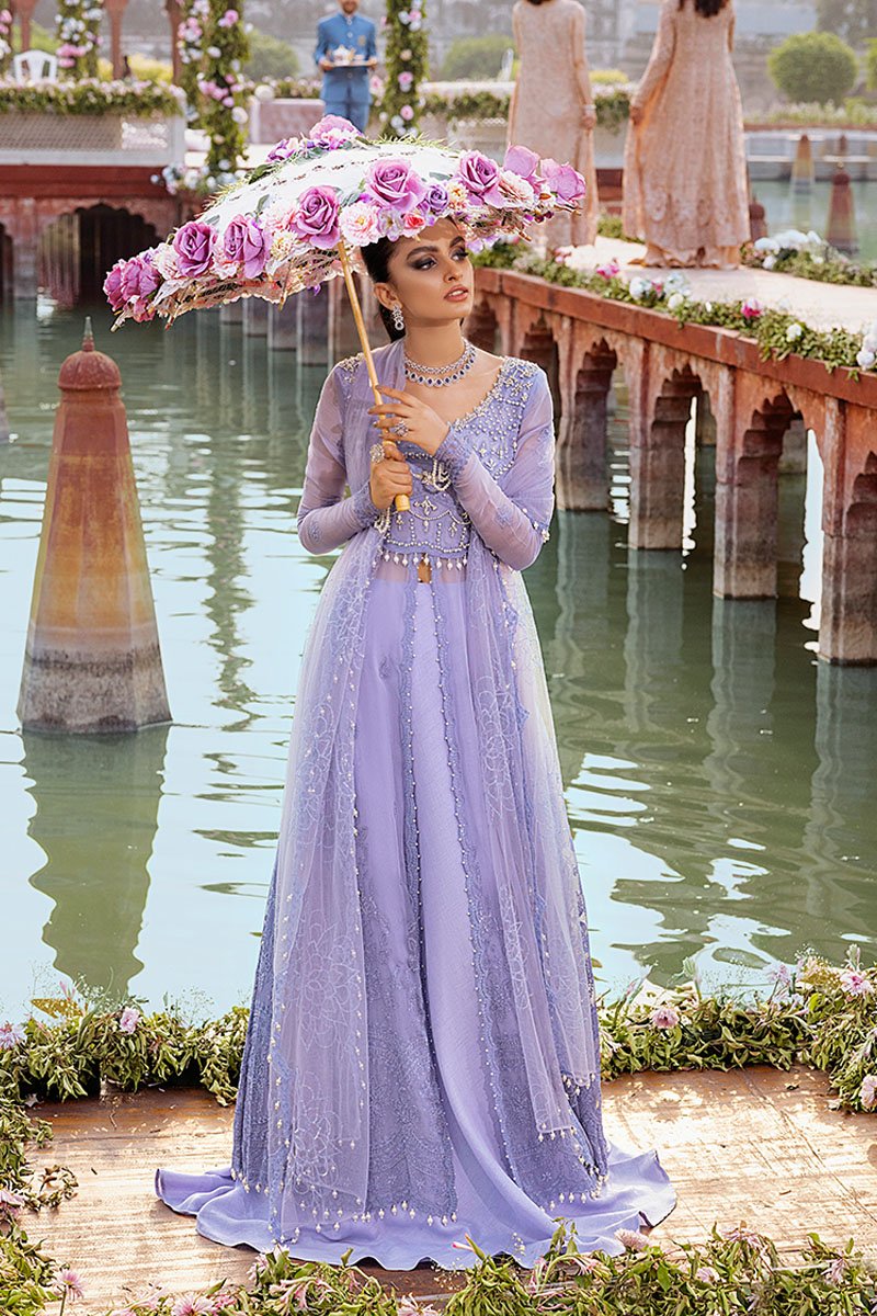 GULBAHAAR | Mushq Hawa Mahal Tissue De Luxe ‘21 | Unstitched Embroidered Chiffon Suits