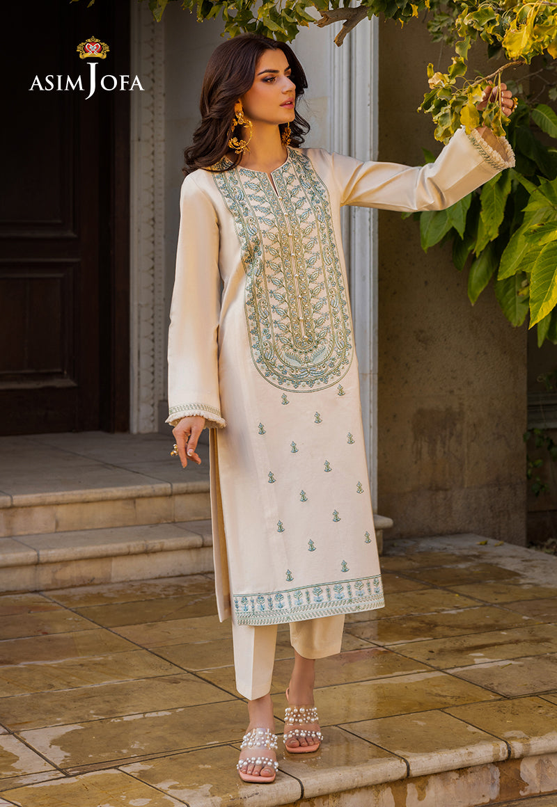 AJPE-42 | Asim Jofa Pret Essentials Eid Edit II Collection | Embroidered Stitched RTW Suits