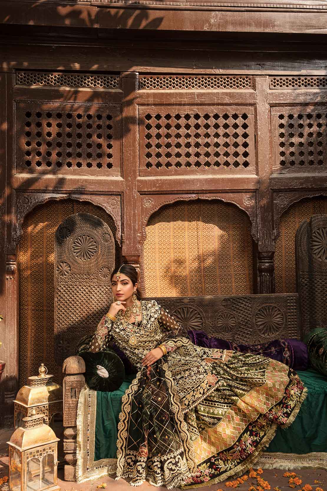 5B A CUTWORK AFFAIR - ONYX | Crimson X Saira Shakira Wedding Collection '22 | Unstitched Embroidered Velvet Suits