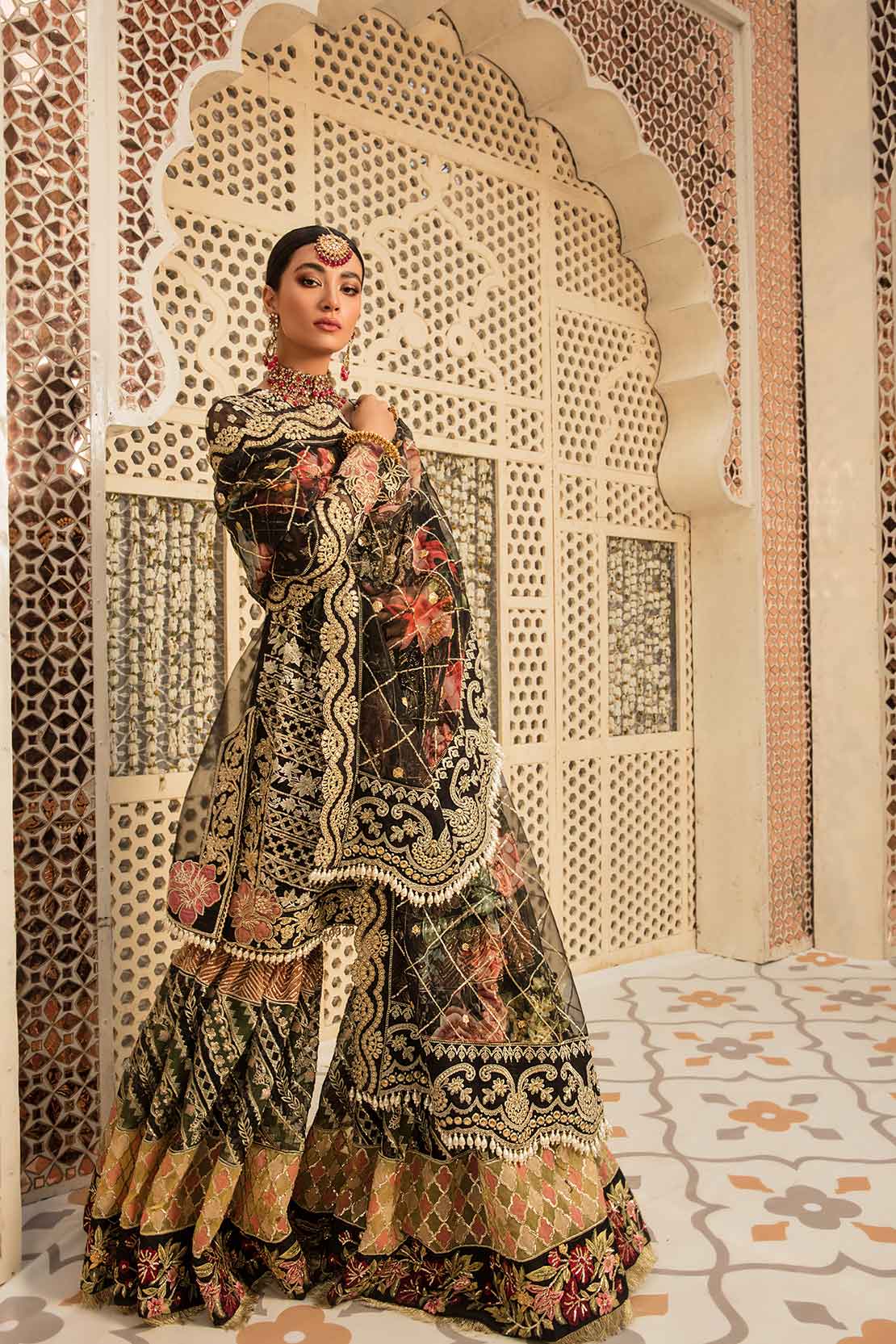 5B A CUTWORK AFFAIR - ONYX | Crimson X Saira Shakira Wedding Collection '22 | Unstitched Embroidered Velvet Suits