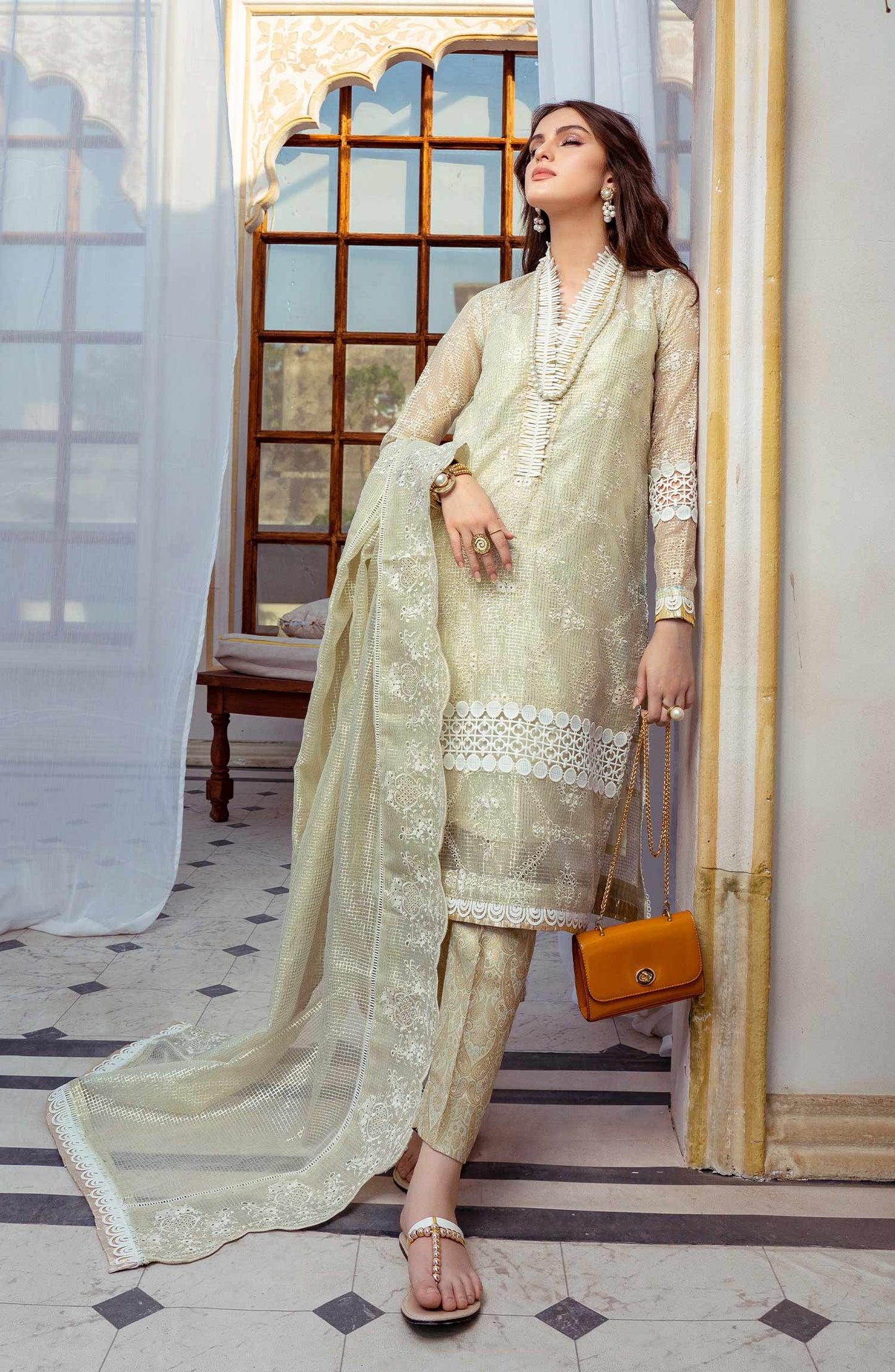 Gold Line - (MLRD - 063) | Maryum N Maria Luxury Pret Eid Edit 2022 | Stitched Ready to Wear Suits