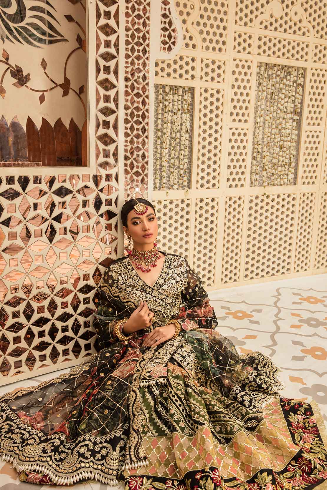 5B A CUTWORK AFFAIR - ONYX | Crimson X Saira Shakira Wedding Collection '22 | Unstitched Embroidered Velvet Suits