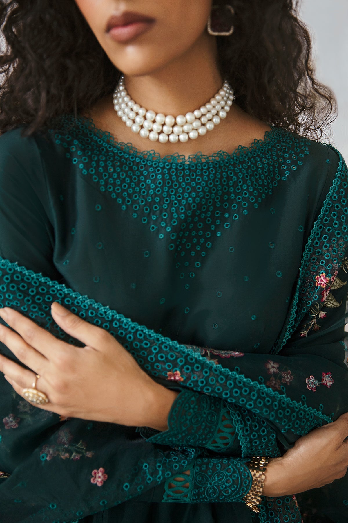 Green Gemstone | Jazmin Iris Eid Lawn SS 2023