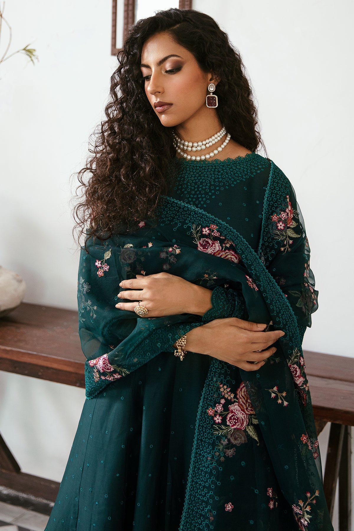Green Gemstone | Jazmin Iris Eid Lawn SS 2023