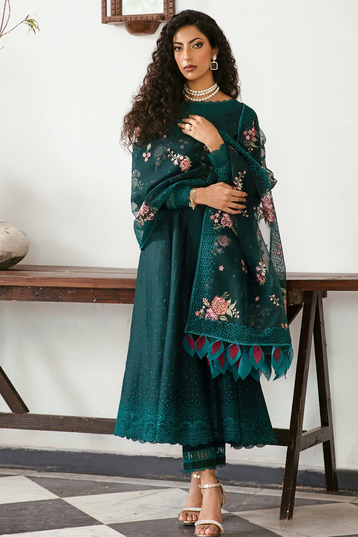 Green Gemstone | Jazmin Iris Eid Lawn SS 2023
