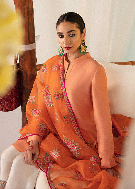 Vasl | Hussain Rehar Khawab Ghar Eid Luxury Pret RTW Collection 2022 | Stitched Organza Silk Suit