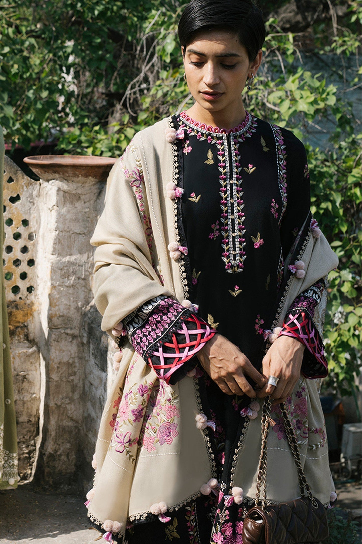 ALYA (ZW21-06) | Zaha Hamrahi Winter Collection 2021 | Unstitched Embroidered Khaddar Suits