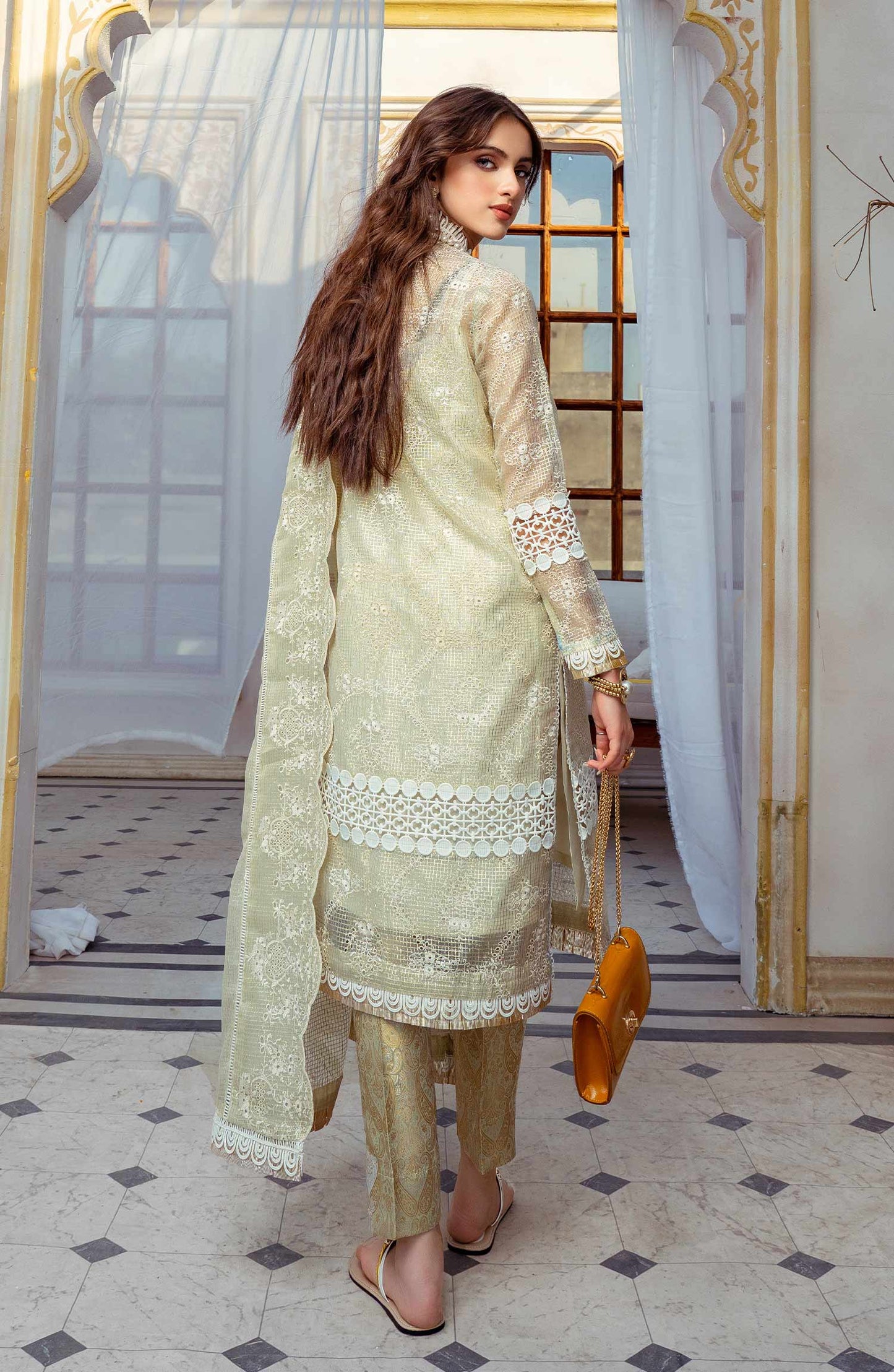 Gold Line - (MLRD - 063) | Maryum N Maria Luxury Pret Eid Edit 2022 | Stitched Ready to Wear Suits