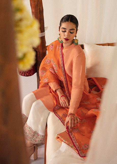Vasl | Hussain Rehar Khawab Ghar Eid Luxury Pret RTW Collection 2022 | Stitched Organza Silk Suit