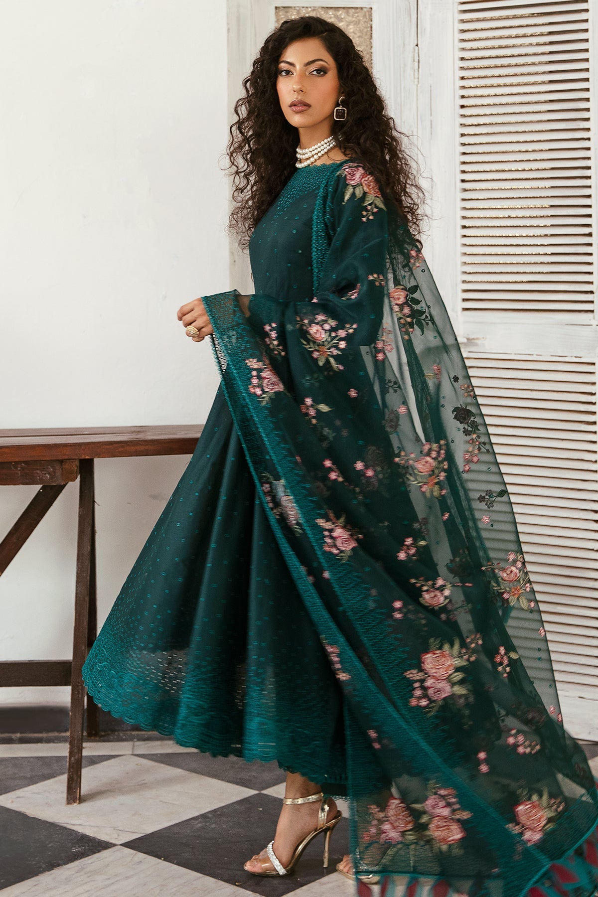 Green Gemstone | Jazmin Iris Eid Lawn SS 2023