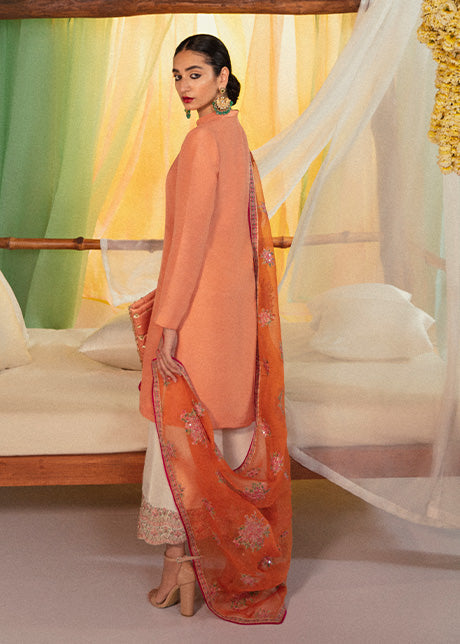 Vasl | Hussain Rehar Khawab Ghar Eid Luxury Pret RTW Collection 2022 | Stitched Organza Silk Suit