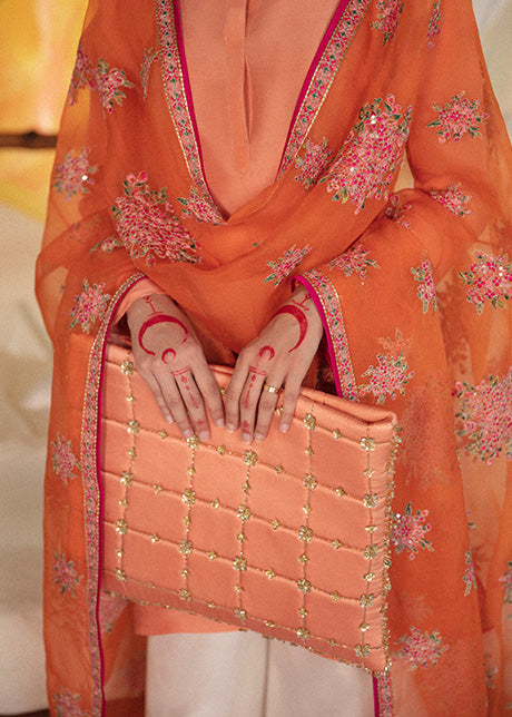 Vasl | Hussain Rehar Khawab Ghar Eid Luxury Pret RTW Collection 2022 | Stitched Organza Silk Suit