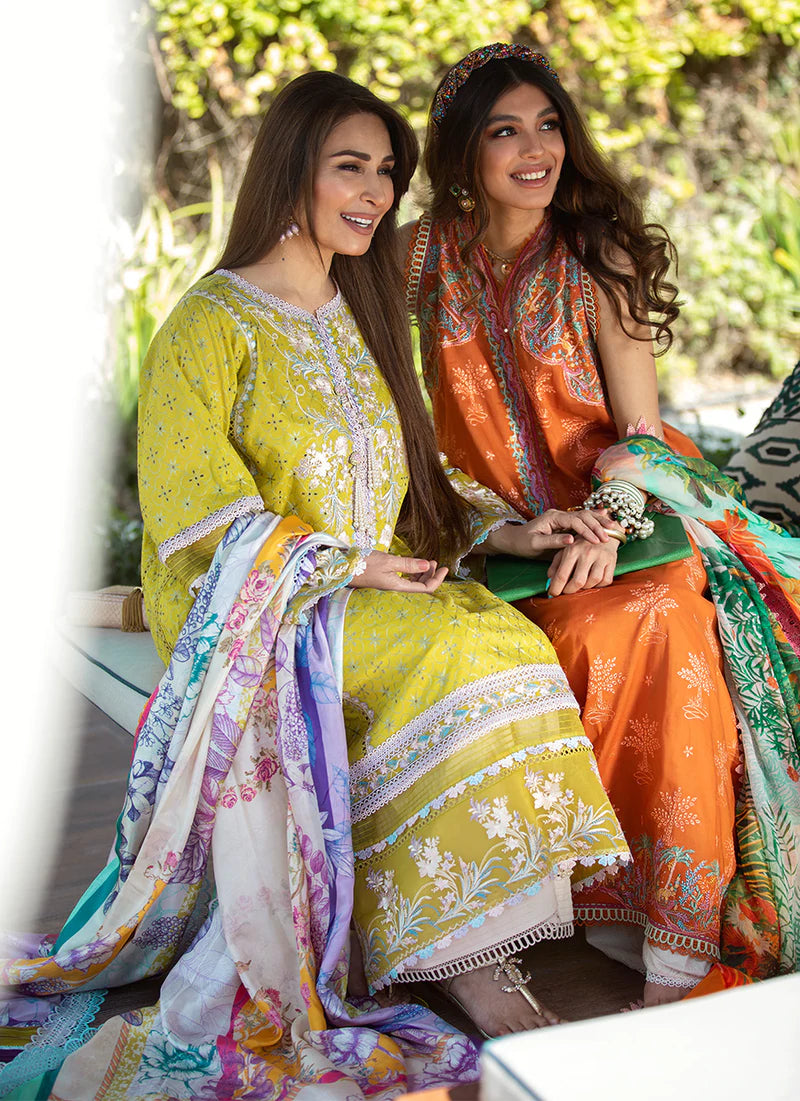 Goa Green | Farah Talib Aziz ILO ILO Luxury Lawn Collection 2022 | Unstitched Embroidered Lawn Suits