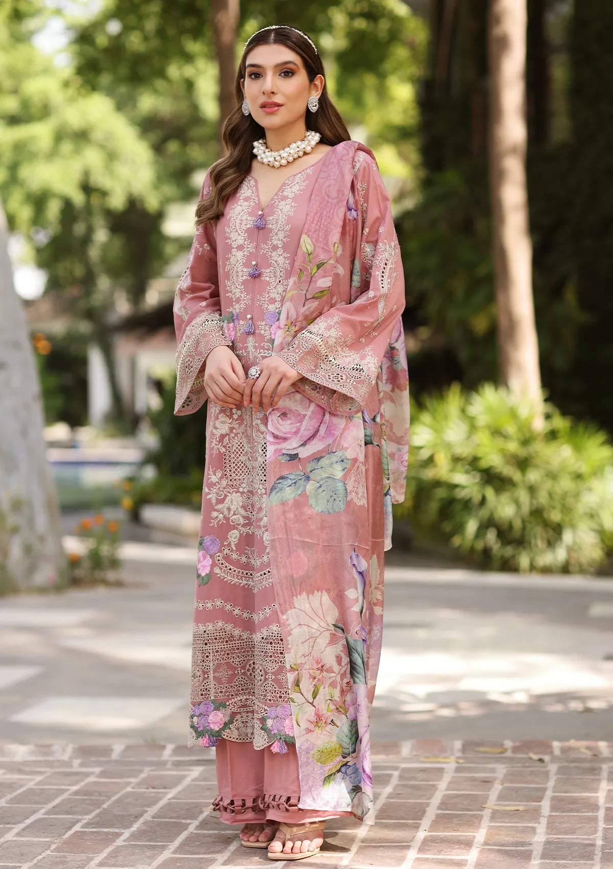 ECF-11B GISELLE | Elaf Premium festive Chikankari collection2023