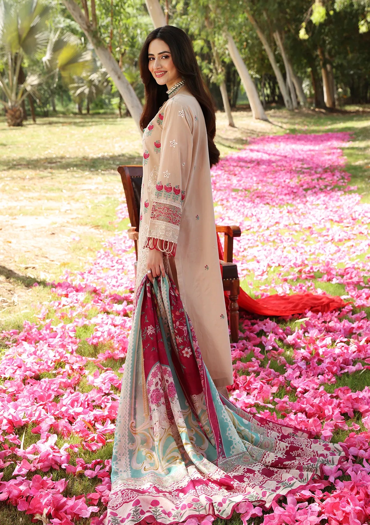 ECF-12 ANNA | Elaf Premium festive Chikankari colletion2023