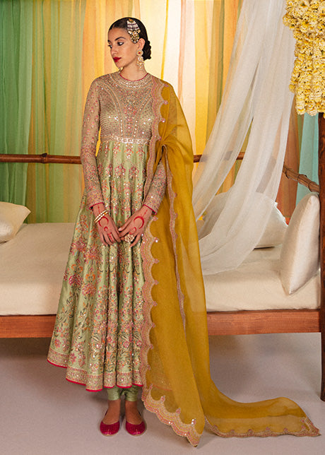 Isil | Hussain Rehar Khawab Ghar Eid Luxury Pret RTW Collection 2022 | Stitched Organza Silk Suit