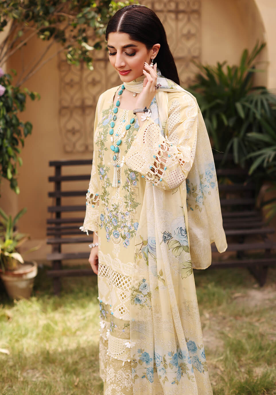 ELF-5 Sundance | Elaf Luxury Festive Lawn Collection 2022 | Unstitched Embroidered Lawn Suits