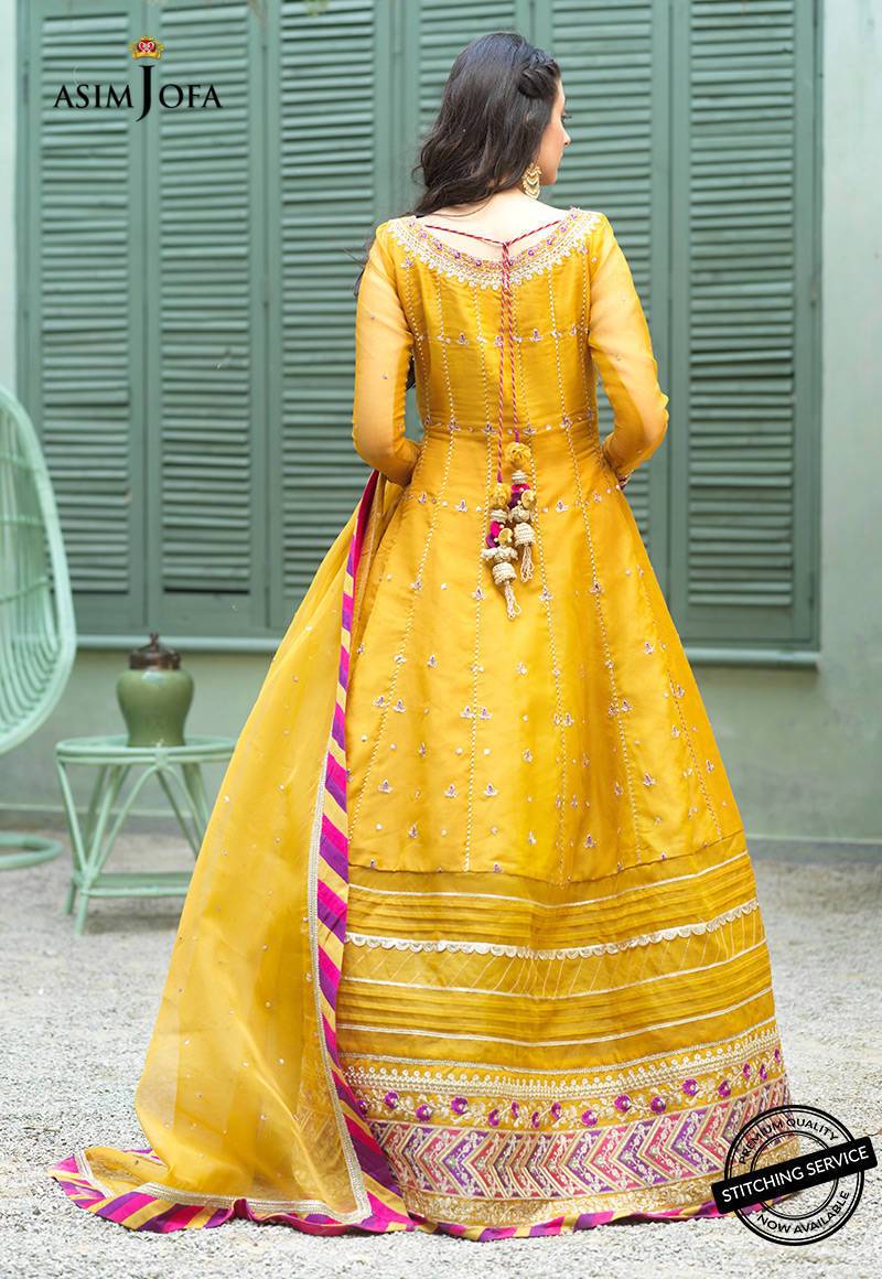 AJFC-42 | Asim Jofa Jashn Collection 2021 | Unstitched Organza Suit