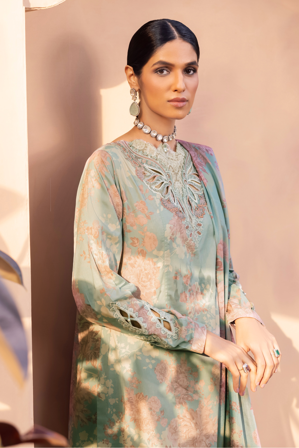 AL-11 Afra | Iznik Aashiyan Embroidered unstitched Festive Lawn23