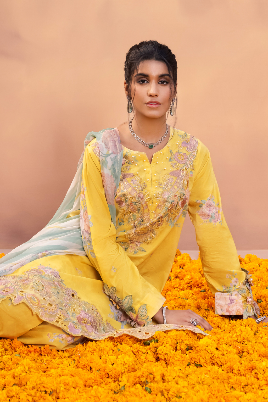 AL-07 Aanisah | Iznik Aashiyan Embroidered Unstitched Festive Lawn Collection23