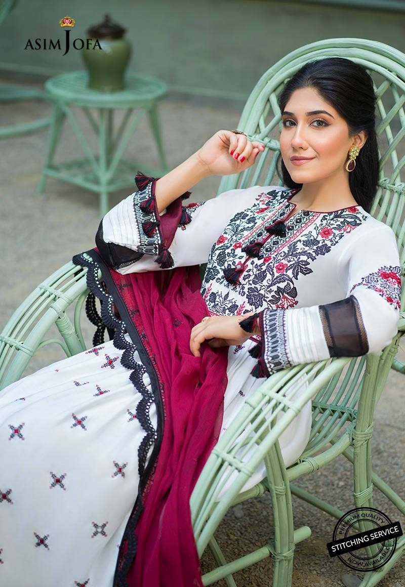 AJFC-41 | Asim Jofa Jashn Collection 2021 | Unstitched Organza Suit