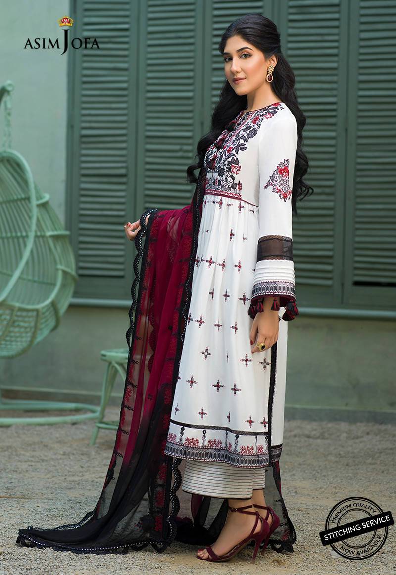 AJFC-41 | Asim Jofa Jashn Collection 2021 | Unstitched Organza Suit