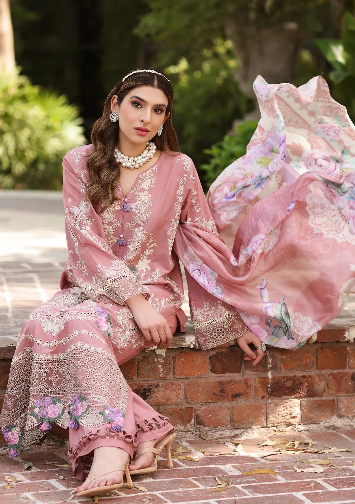 ECF-11B GISELLE | Elaf Premium festive Chikankari collection2023