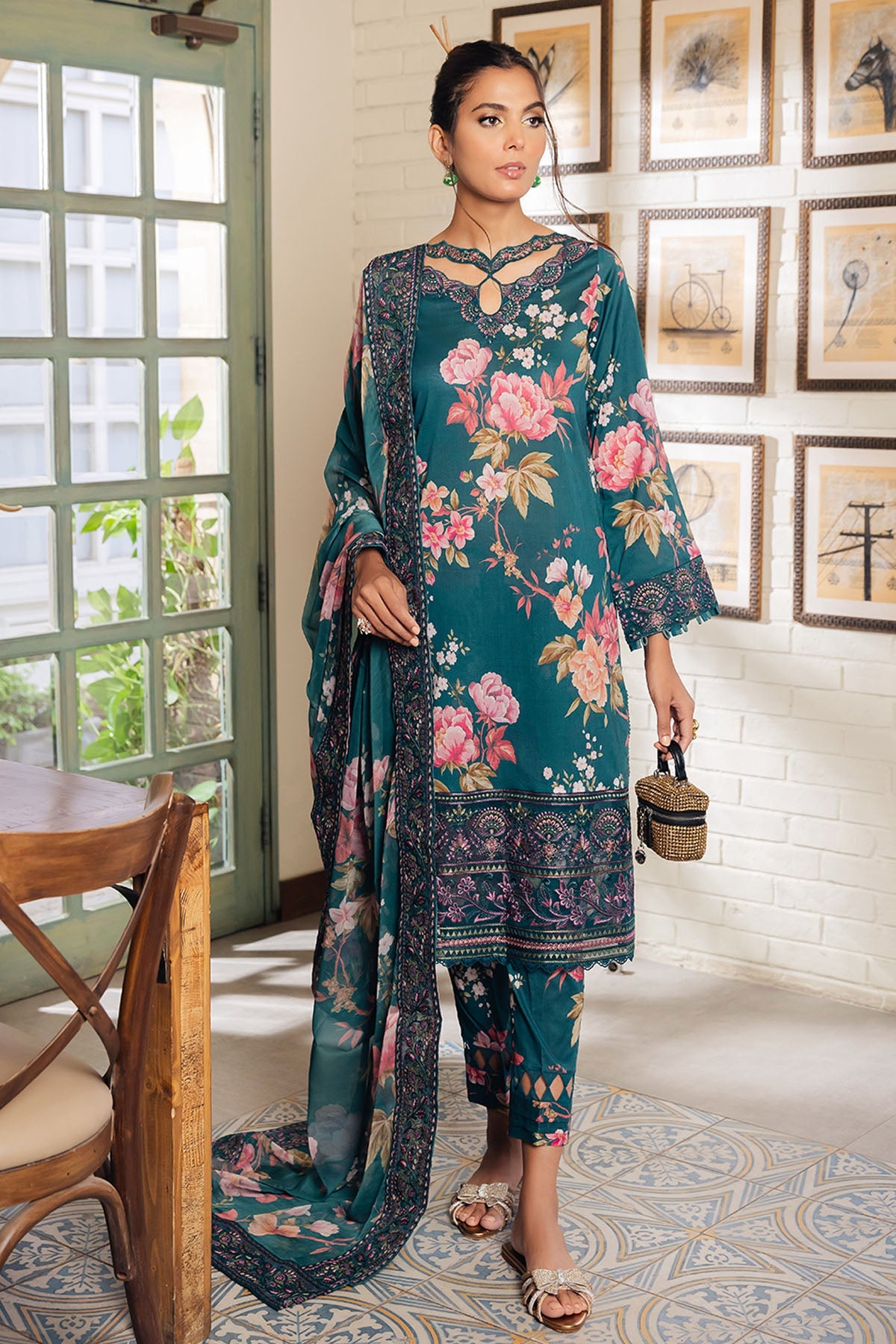 GL-06 | NUREH Women Unstitched Collection2023
