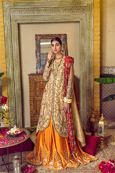 ZQ 6 | Zebtan Zarqon Luxury Bridal Collection Vol 6 2021 | Unstitched Embroidered Chiffon Suits