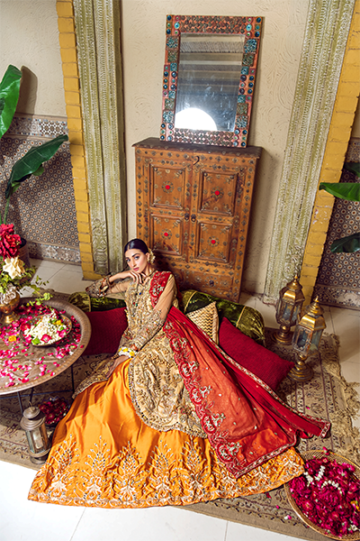 ZQ 6 | Zebtan Zarqon Luxury Bridal Collection Vol 6 2021 | Unstitched Embroidered Chiffon Suits