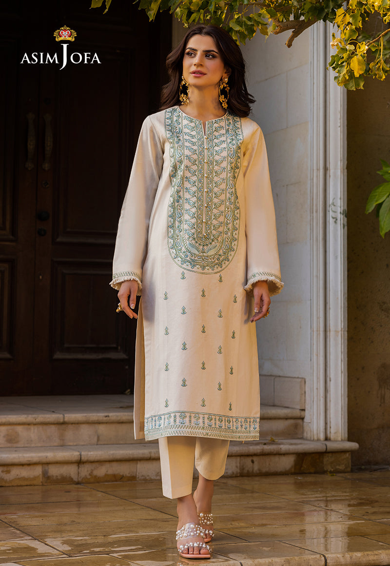 AJPE-42 | Asim Jofa Pret Essentials Eid Edit II Collection | Embroidered Stitched RTW Suits