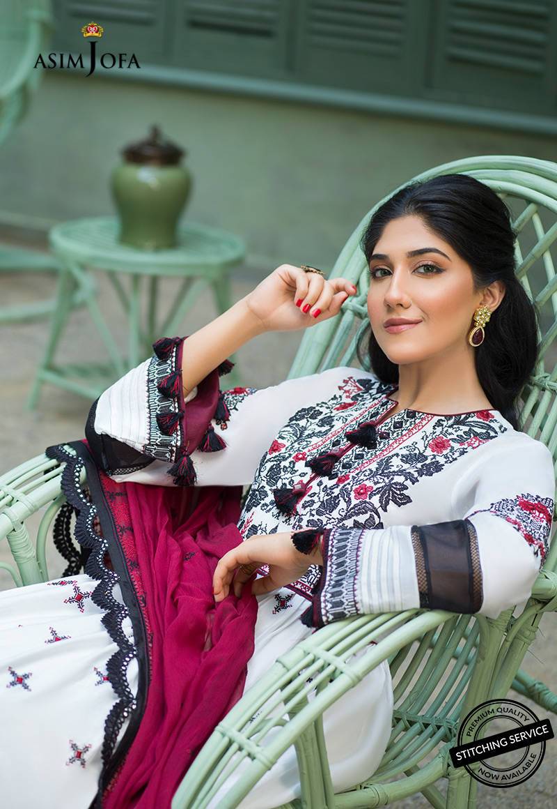 AJFC-41 | Asim Jofa Jashn Collection 2021 | Unstitched Organza Suit