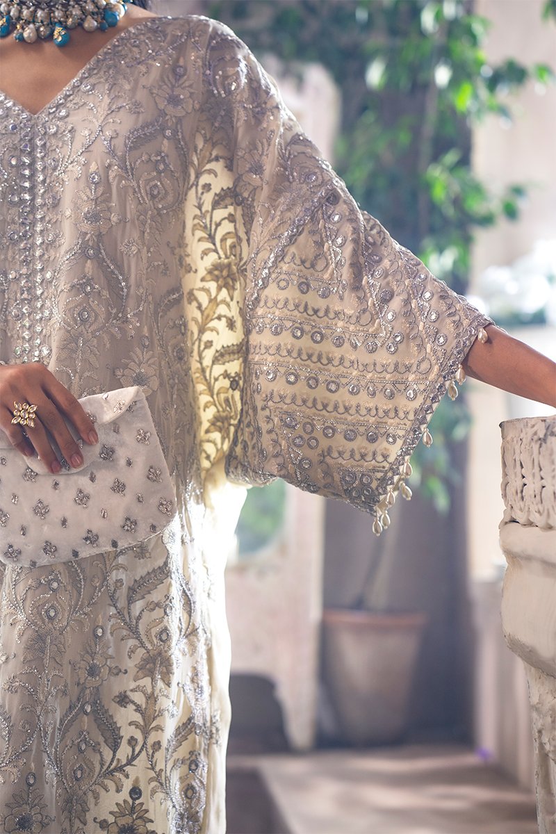 IVORY EMPRESS | Mahgul The Empress's Dream Wedding Collection 2021 | Unstitched Embroidered Net Suits