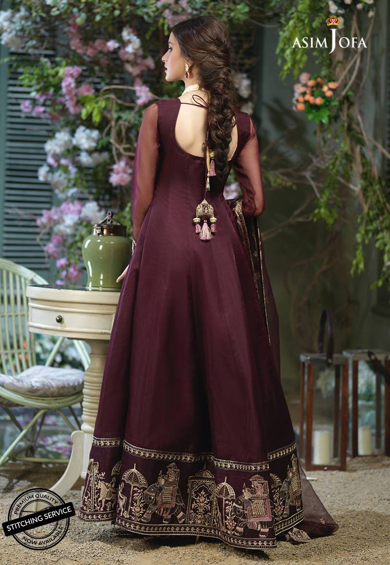 AJFC-50 | Asim Jofa Jashn Collection 2021 | Unstitched Organza Suit
