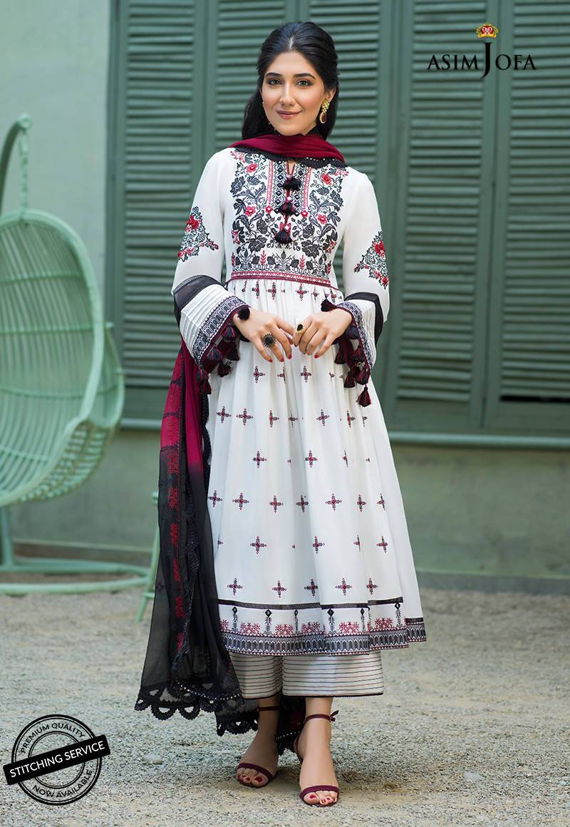 AJFC-41 | Asim Jofa Jashn Collection 2021 | Unstitched Organza Suit