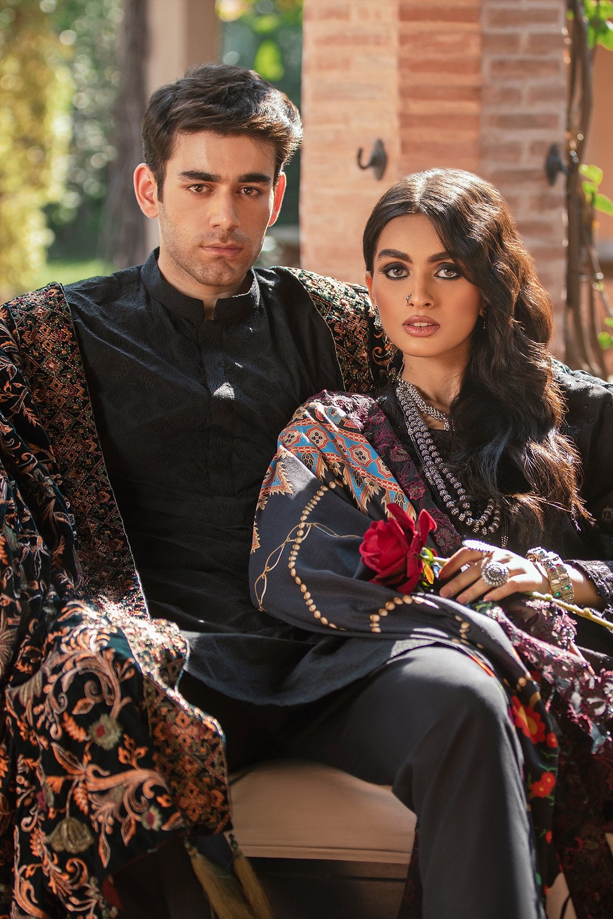 SUREELI NW-35 | Nureh Maya Khaddar Fall / Winter Collection 2021 | Unstitched Embroidered Slub Khaddar Suits