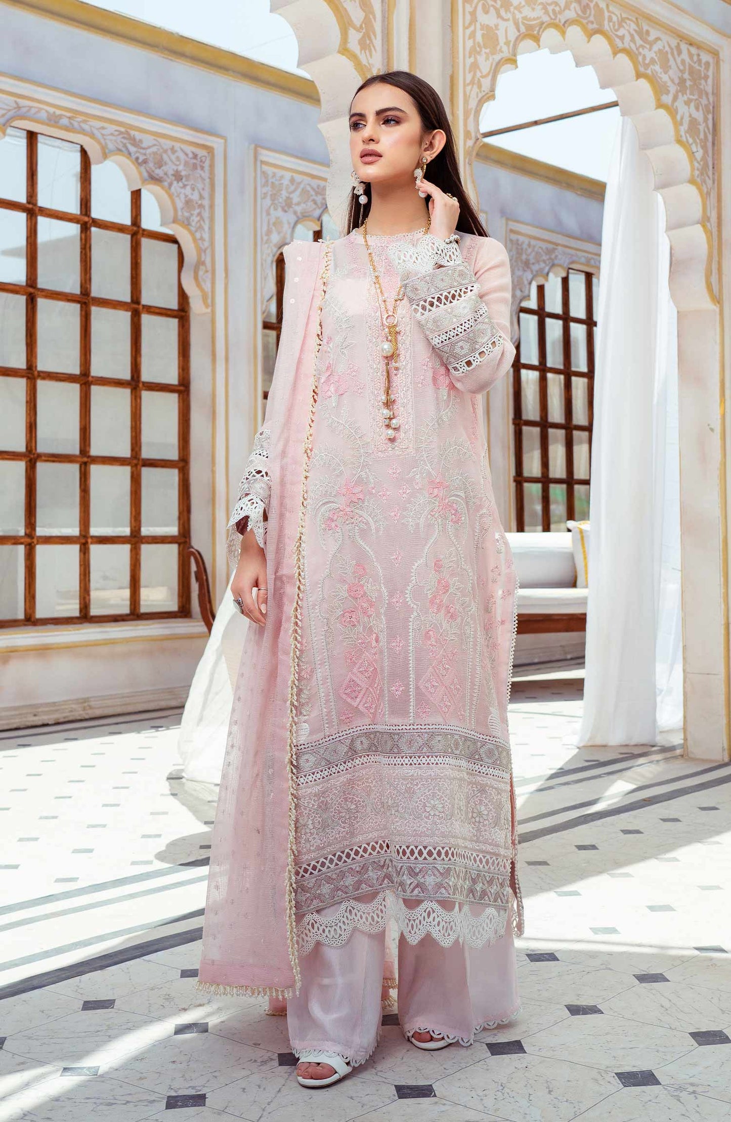 Veiled Rose - (MLRD - 062) | Maryum N Maria Luxury Pret Eid Edit 2022 | Stitched Ready to Wear Suits