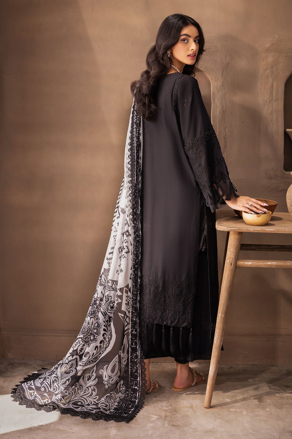 B-01 | NUREH Women Unstitched Collection2023