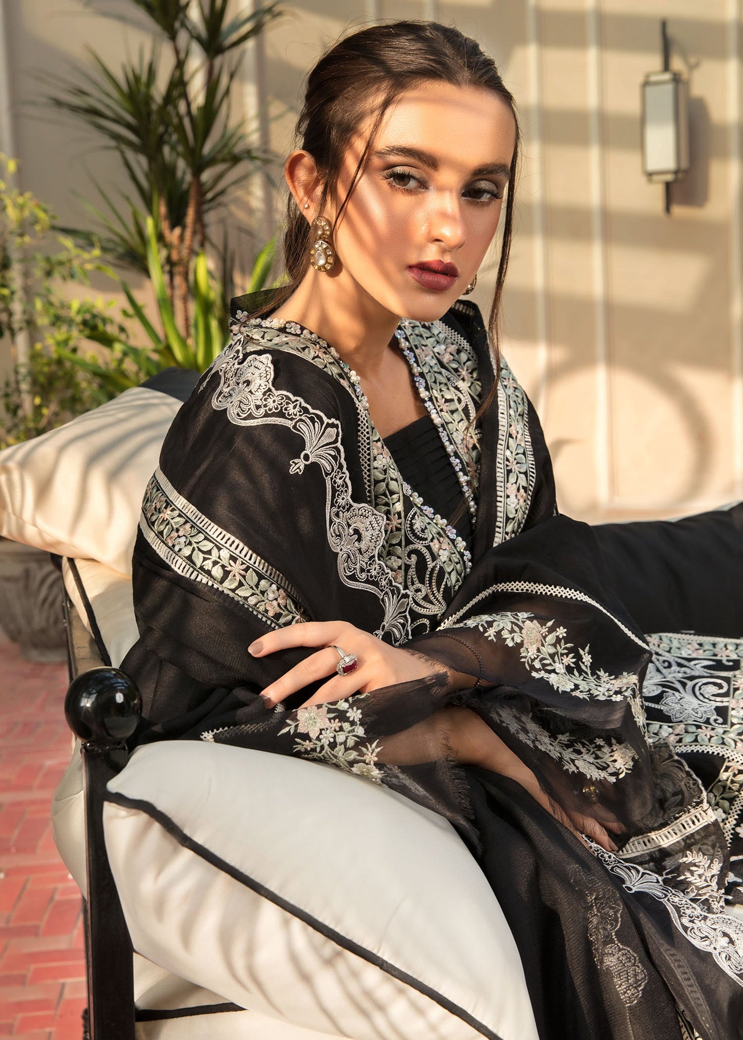 Summer Nights | Crimson X Saira Shakira Eid Pret '22 | Stitched RTW Karandi Suits