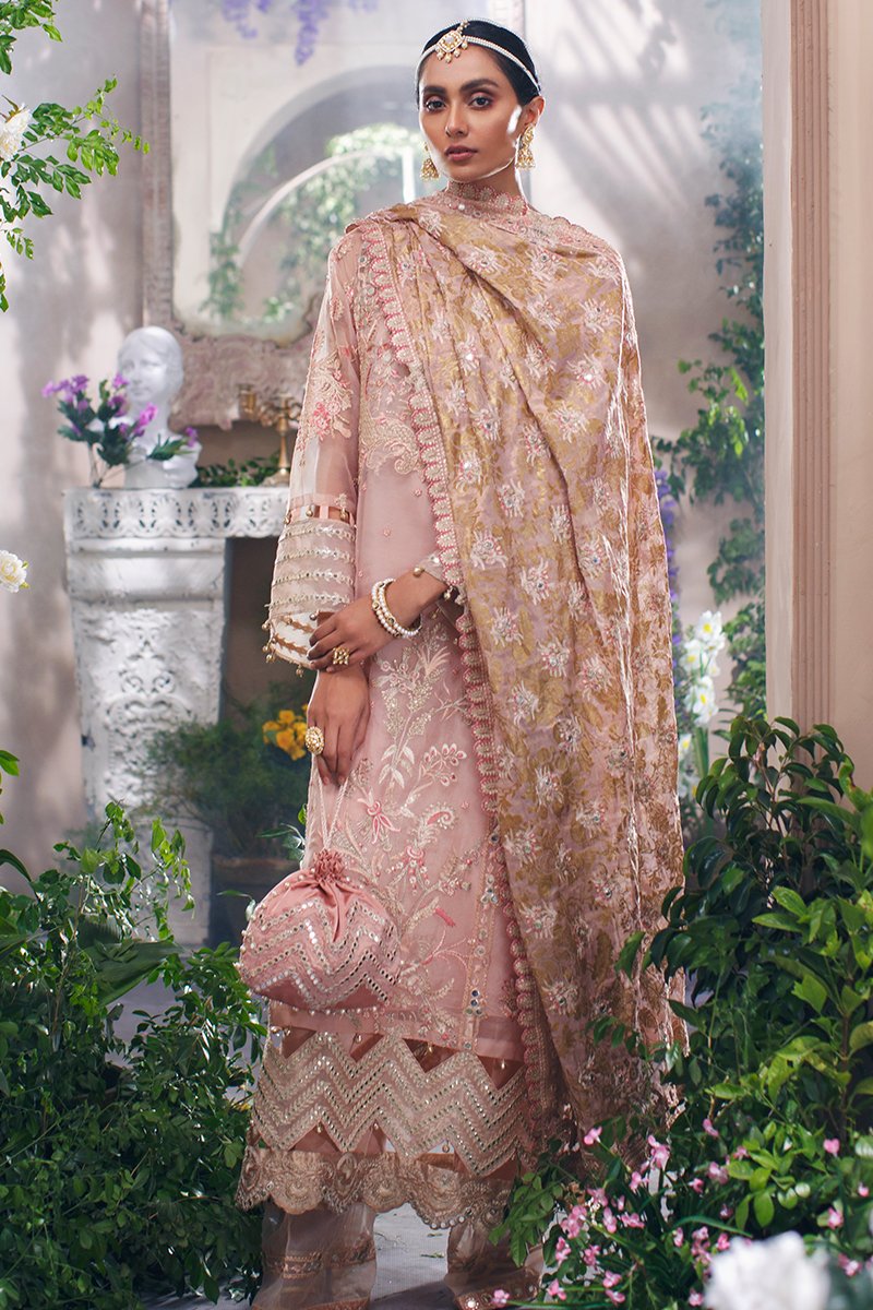 OPAL BLOSSOM | Mahgul The Empress's Dream Wedding Collection 2021 | Unstitched Embroidered Net Suits