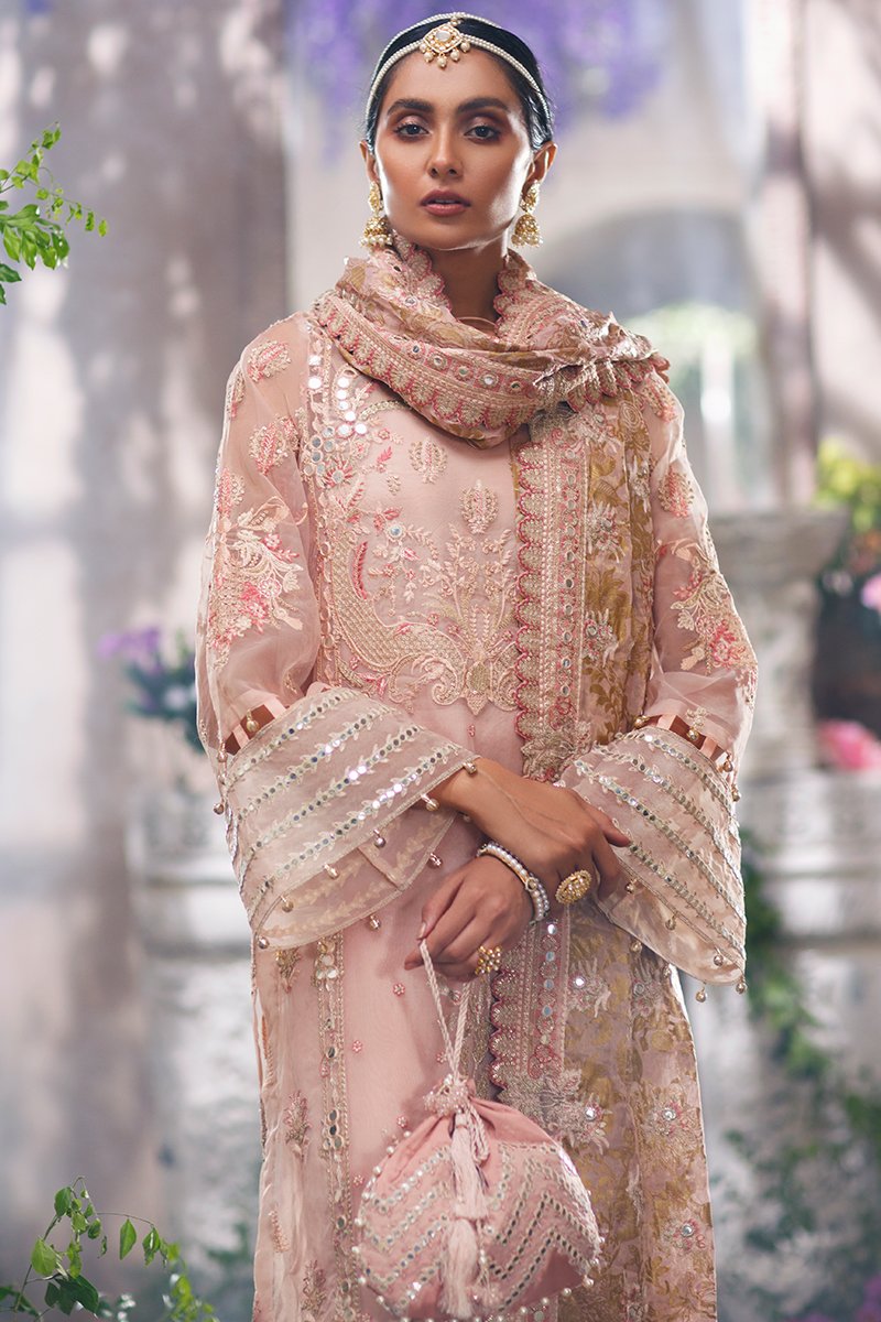 OPAL BLOSSOM | Mahgul The Empress's Dream Wedding Collection 2021 | Unstitched Embroidered Net Suits