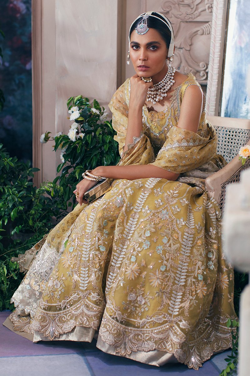 AMBER | Mahgul The Empress's Dream Wedding Collection 2021 | Unstitched Embroidered Net Suits