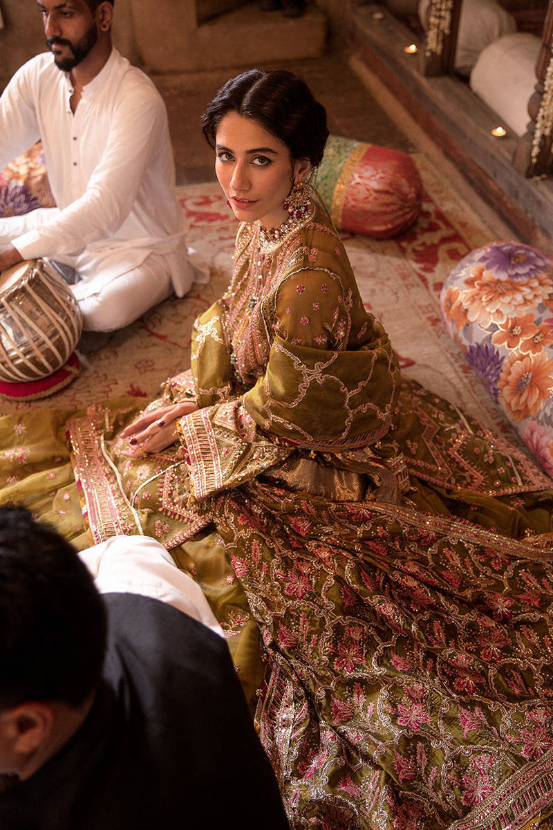 IQBAL BANO | MNR Zarlish Festive Unstitched Collection 2022 | Unstitched Embroidered Organza Suit
