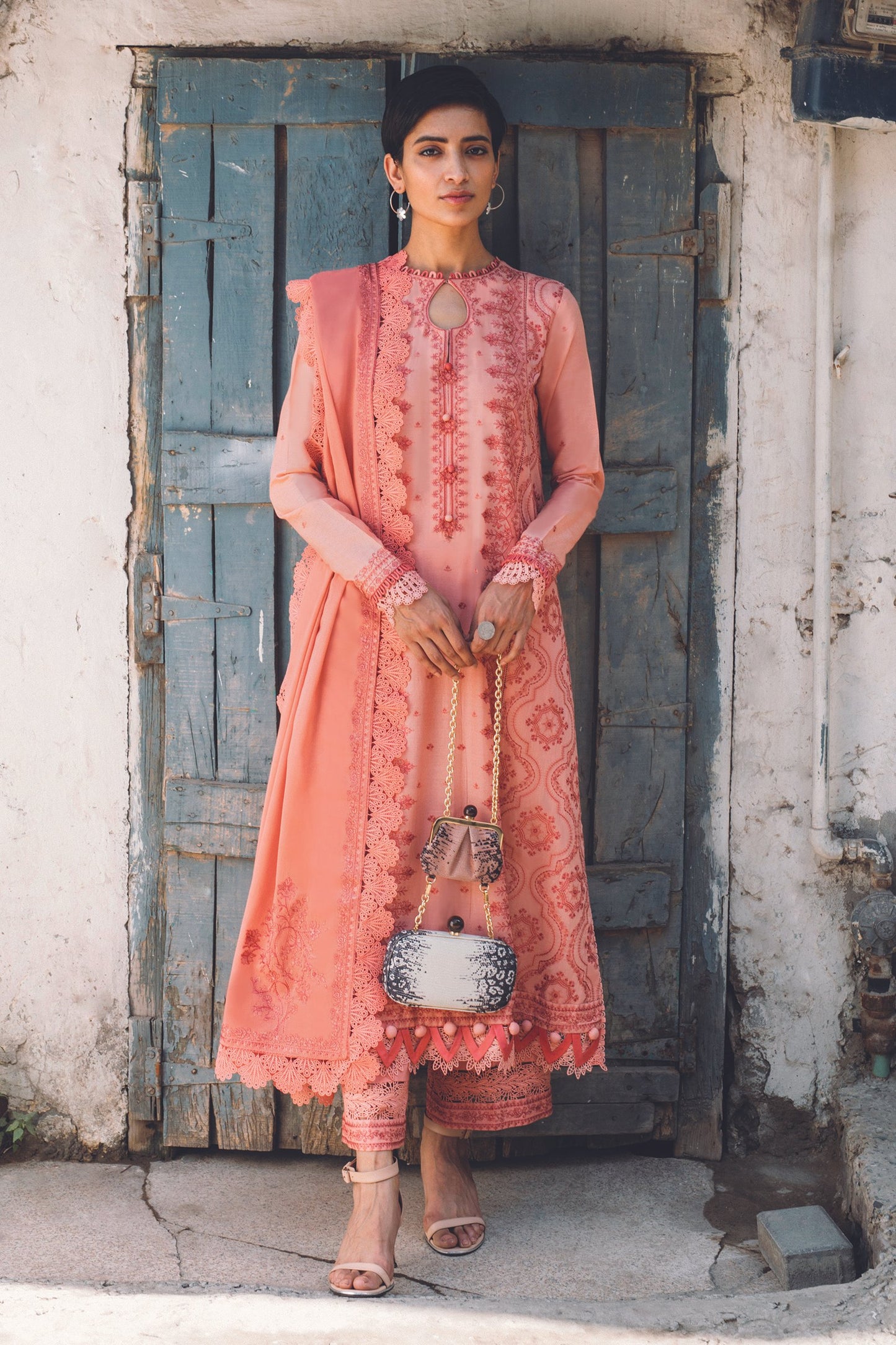 ROYA (ZW21-04) | Zaha Hamrahi Winter Collection 2021 | Unstitched Embroidered Karandi Suits