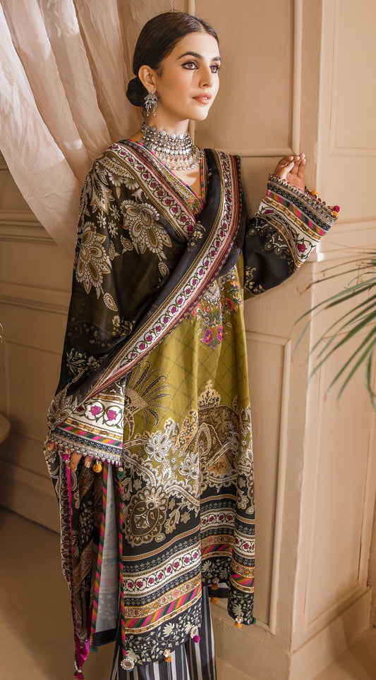 MARIANA | Anaya Noor Bano Cambric Collection '21 | Unstitched Embroidered Cambric Suits