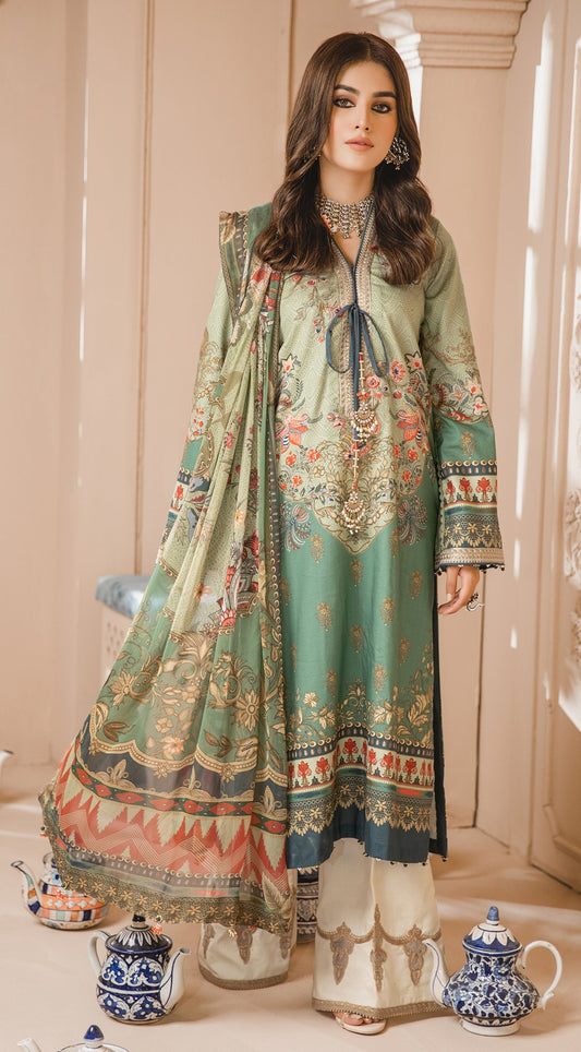 SHAHNAZ | Anaya Noor Bano Cambric Collection '21 | Unstitched Embroidered Cambric Suits