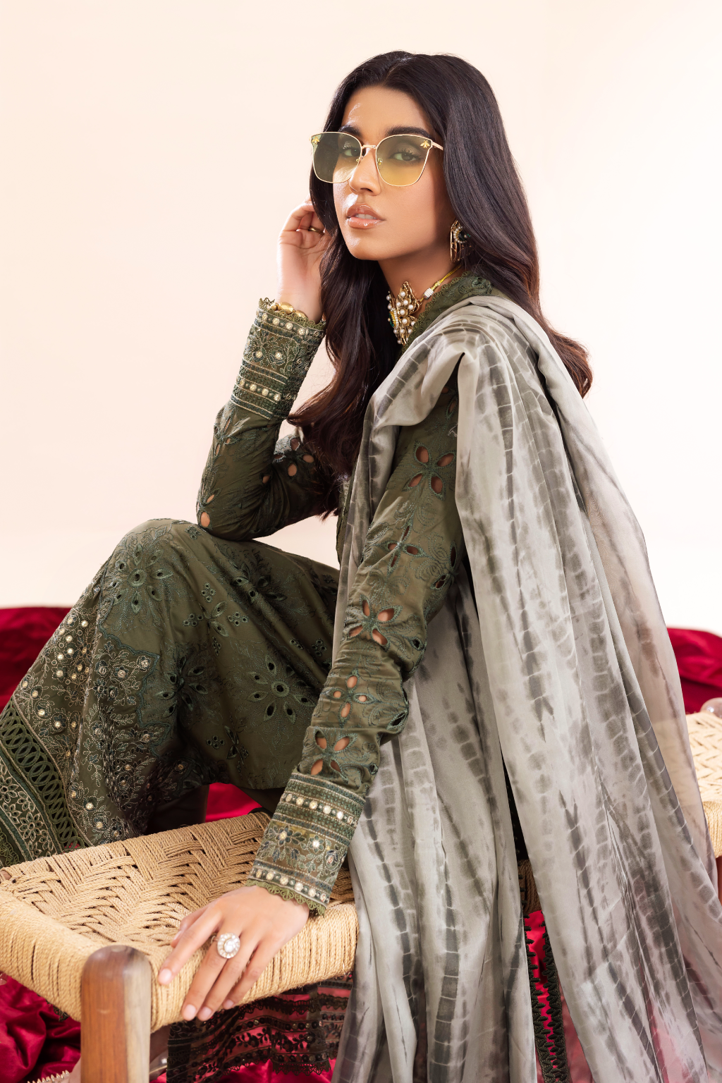 AL-06 Zareen | Iznik Aashiyan Embroidered Unstitched Festive Lawn Collection23