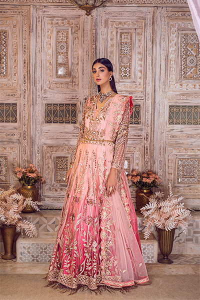 ZQ 8 | Zebtan Zarqon Luxury Bridal Collection Vol 6 2021 | Unstitched Embroidered Chiffon Suits