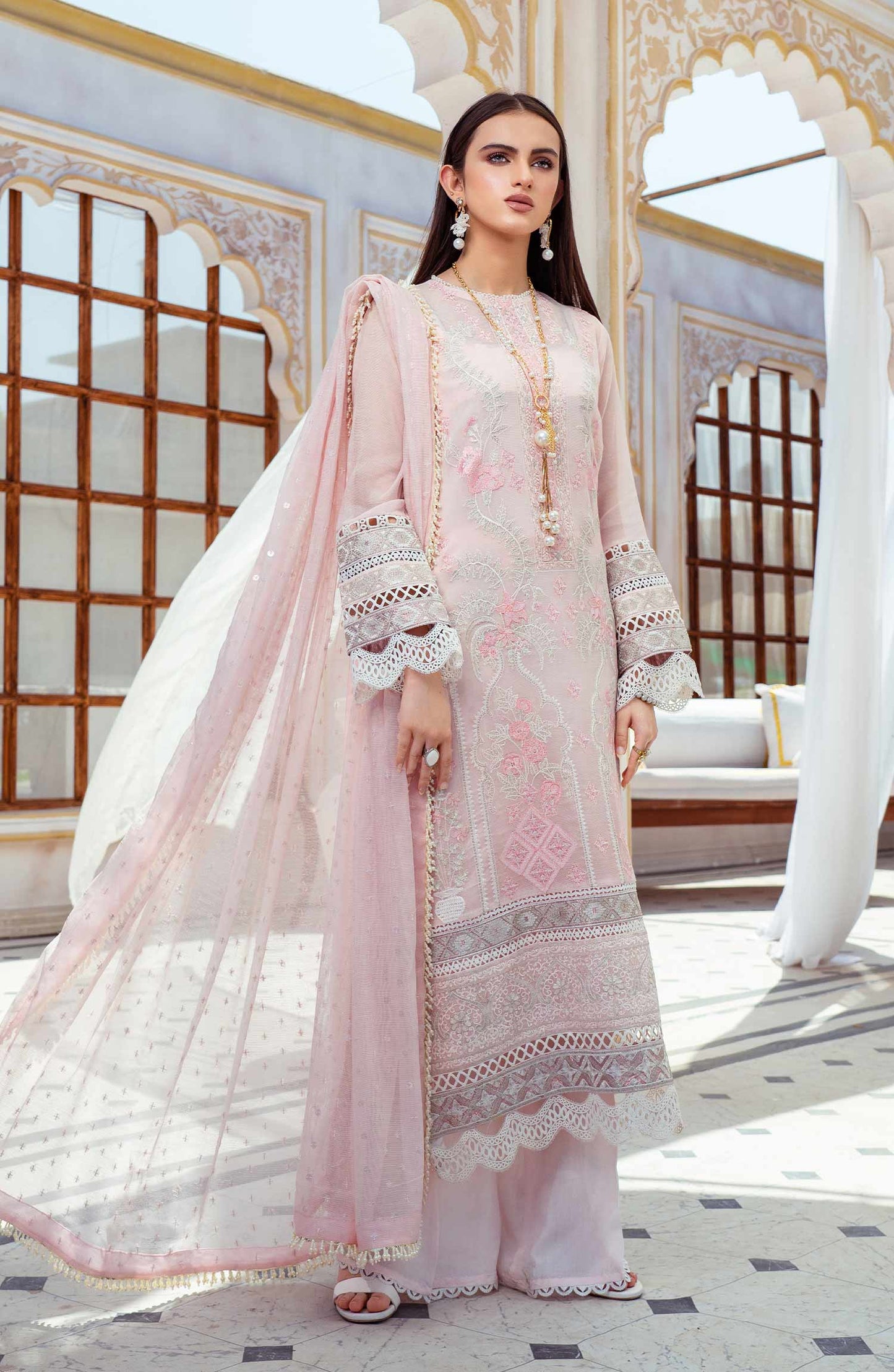 Veiled Rose - (MLRD - 062) | Maryum N Maria Luxury Pret Eid Edit 2022 | Stitched Ready to Wear Suits