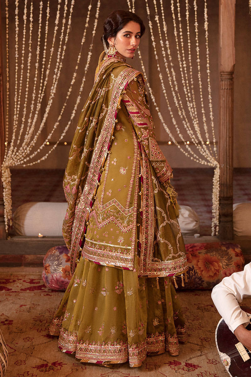 IQBAL BANO | MNR Zarlish Festive Unstitched Collection 2022 | Unstitched Embroidered Organza Suit
